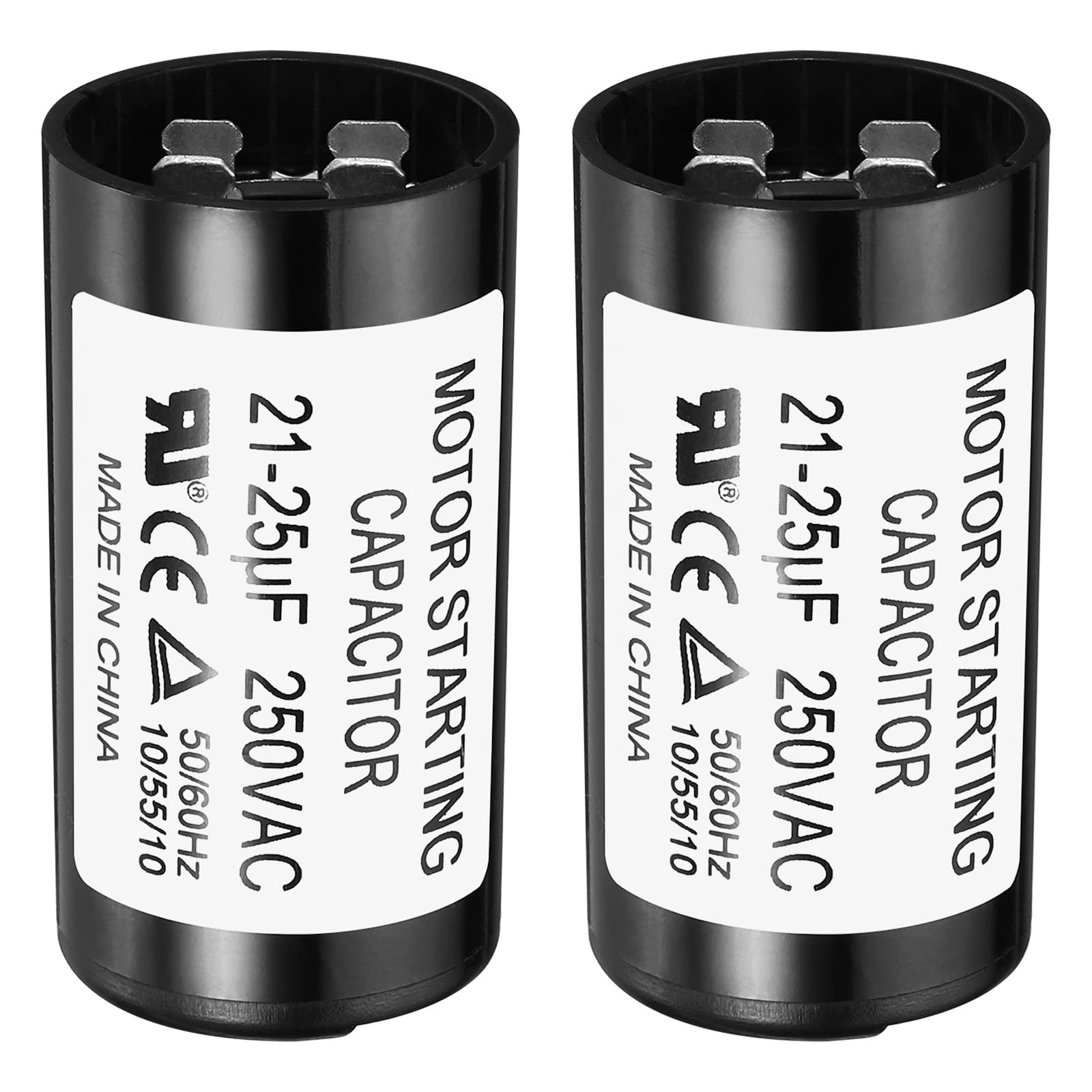 PATIKIL Motor Start Capacitor, 2 Pack 21-25uF/Mfd 250V 50